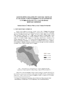 Agrotechnologia uprawy rzepaku ozimego ze szczególnym uwzględnieniem nawożenia. II. Wybrane elementy agrotechniki rzepaku ozimego