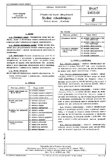 Odwadnianie kopalń odkrywkowych - Studnie odwadniające - Podział, nazwy i określenia BN-67/0405-01