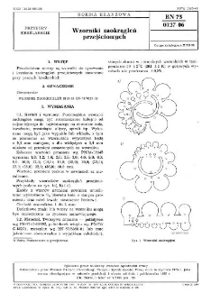 Wzorniki zaokrągleń przejściowych BN-75/0127-06