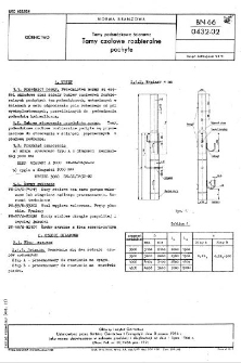 Tamy podsadzkowe ścianowe - Tamy czołowe rozbieralne pochyłe BN-66/0432-02