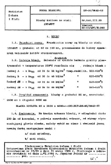 Blachy kotłowe ze stali 18 CuNMT BN-66/0642-12