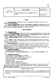 Analiza chemiczna stali - Oznaczanie bizmutu i cyny BN-72/0602-25