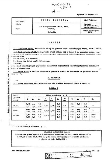 Stale szybkotnące SW3S2, SW6M, SW7MAS - Gatunki BN-77/0631-05