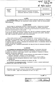 Badania własności fizycznych rud żelaza - Oznaczanie odporności grudek na ściskanie BN-80/0604-07