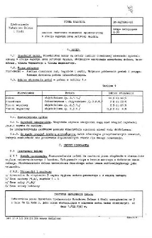 Analiza chemiczna mieszanki spiekalniczej w stanie surowym oraz gotowego spieku BN-68/0602-09