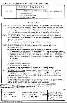 Stal stopowa odporna na korozję i żaroodporna - Pręty dla lotnictwa - Warunki techniczne BN-63/0644-02