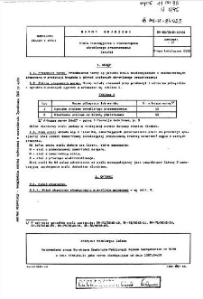 Stale niskowęglowe i niskostopowe określonego przeznaczenia - Gatunki BN-86/0642-10/01