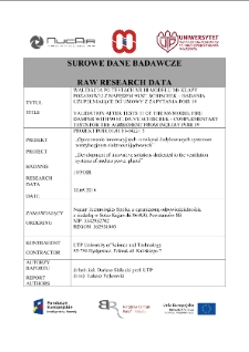 Walidacja po testach nr III modelu M6 klapy pożarowej z napędem 90 st. Schischek – Badania uzupełniające do umowy z zapytania POIR 19