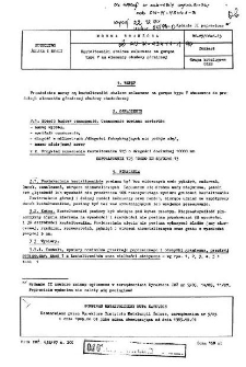 Kształtowniki stalowe walcowane na gorąco typu V na elementy obudowy górniczej BN-85/0646-13