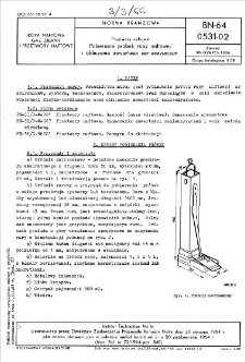 Przetwory naftowe - Pobieranie próbek ropy naftowej i obliczanie zawartości zanieczyszczeń BN-64/0531-02