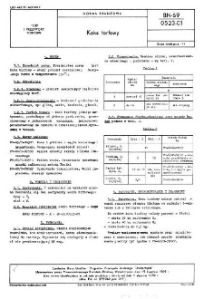 Koks torfowy BN-69/0523-01