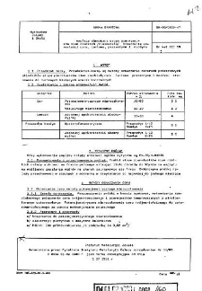 Analiza chemiczna stopu pierwiastków ziem rzadkich (miszmetalu) - Oznaczanie zawartości ceru, lantanu, prazeodymu i neodymu BN-80/0602-47