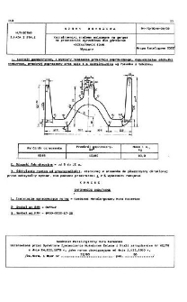 Kształtowniki stalowe walcowane na gorąco na przenośniki zgrzebłowe dla górnictwa - Kształtownik E245 - Wymiary BN-79/0646-06/06