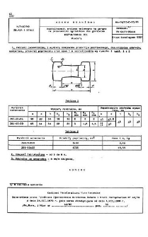 Kształtowniki stalowe walcowane na gorąco na przenośniki zgrzebłowe dla górnictwa - Kształtownik ZG1 - Wymiary BN-79/0646-06/11