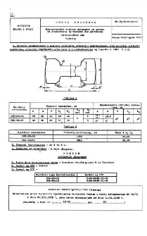 Kształtowniki stalowe walcowane na gorąco na przenośniki zgrzebłowe dla górnictwa - Kształtownik ZG2 - Wymiary BN-79/0646-06/12