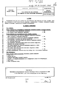 Rury stalowe bez szwu walcowane lub ciągnione na zimno określonego zastosowania BN-86/0648-63