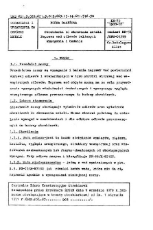 Obrabiarki do skrawania metali - Naprawa wad odlewów żeliwnych - Wymagania i badania BN-70/1508-02