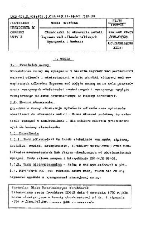 Obrabiarki do skrawania metali - Naprawa wad odlewów żeliwnych - Wymagania i badania BN-70/1508-02