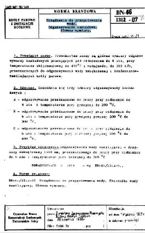 Urządzenia do przygotowania wody - Odgazowywacze kaskadowe - Główne wymiary BN-66/1312-07