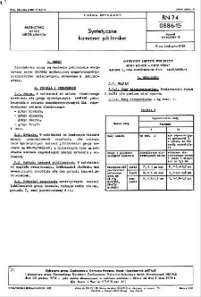 Syntetyczne kamienie jubilerskie BN-74/0886-15