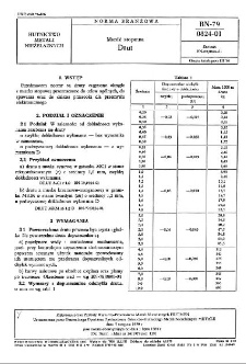 Miedź stopowa - Drut BN-79/0824-01