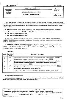 Trójniki równośrednicowe proste - Obliczenia wytrzymałościowe BN-75/1311-29