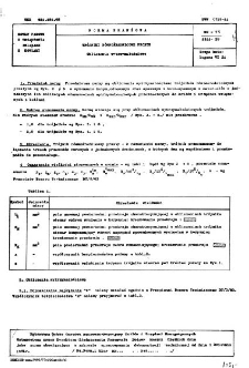 Trójniki równośrednicowe proste - Obliczenia wytrzymałościowe BN-75/1311-29