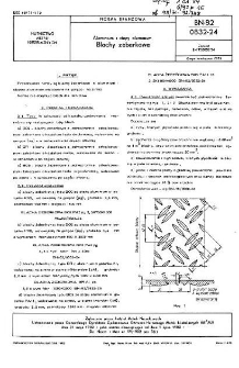 Aluminium i stopy aluminium - Blachy żeberkowe BN-82/0832-24