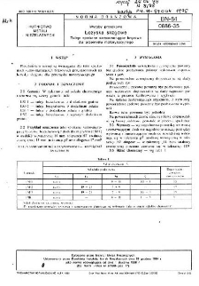 Wyroby proszkowe - Łożyska ślizgowe - Tuleje spiekane samosmarujące brązowe dla przemysłu motoryzacyjnego BN-84/0886-35