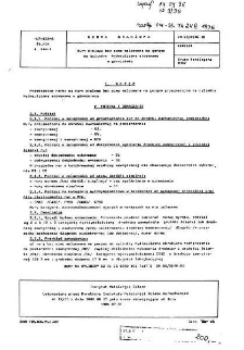 Rury stalowe bez szwu walcowane na gorąco na cylindry hydrauliczne stosowane w górnictwie BN-85/0648-82