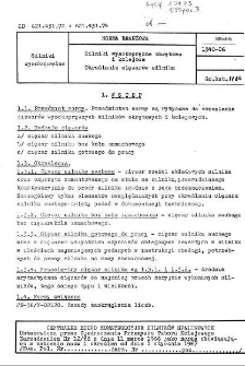 Silniki wysokoprężne okrętowe i kolejowe - Określanie ciężarów silnika BN-66/1340-06