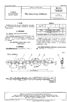 Piły łańcuchowe żłobikowe BN-74/1641-05