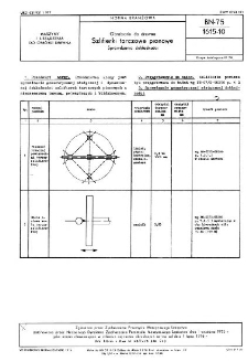 Obrabiarki do drewna - Szlifierki tarczowe pionowe - Sprawdzanie dokładności BN-75/1615-10