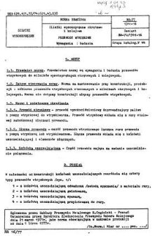 Silniki wysokoprężne okrętowe i kolejowe - Przewody wtryskowe - Wymagania i badania BN-77/1341-16