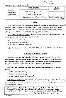 Silniki okrętowe główne - Górna część tłoka - Badania metodą ultradźwiękową BN-81/1343-03