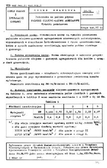 Paleniska na paliwo płynne - Palniki olejowo-gazowe agregatowe - Wydatki podstawowe BN-78/1313-10