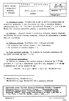 Kotły parowe i wodne - Króćce BN-80/1311-10