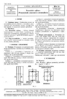 Prowadniki szybowe - Prowadniki stalowe z ceowników BN-78/1727-22