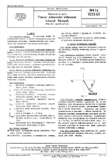 Obrabiarki do metali - Pomiar sztywności statycznej tokarek kłowych - Warunki i sposób pomiaru BN-74/1522-02