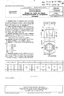 Wiercenia obrotowe normalnośrednicowe - Wkłady do stołów dla klinów wielosegmentowych do obciążników - Wymagania BN-81/1775-05