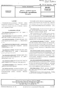 Maszyny i urządzenia górnicze - Przenośniki zgrzebłowe - Wymagania BN-82/1705-02