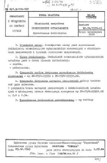 Obrabiarki zespołowe - Wrzecienniki wytaczarskie - Sprawdzanie dokładności BN-83/1578-03
