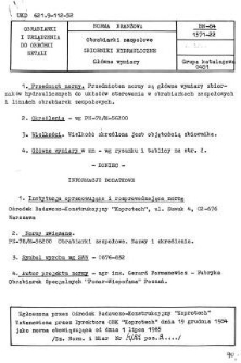 Obrabiarki zespołowe - Zbiorniki hydrauliczne - Główne wymiary BN-84/1571-22