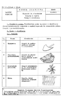 Kopaczki do ziemniaków - Zespoły i części - Nazwy i określenia BN-64/1900-18