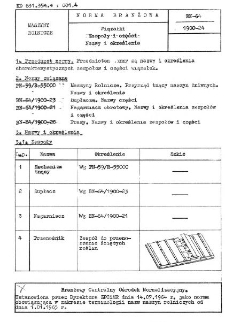 Wiązałki - Zespoły i części - Nazwy i określenia BN-64/1900-24