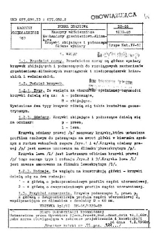 Maszyny włókiennicze - Mechanizmy grzebieniowo-ślimakowe - Krzywki zbijające i podnoszące - Główne wymiary BN-66/1839-05