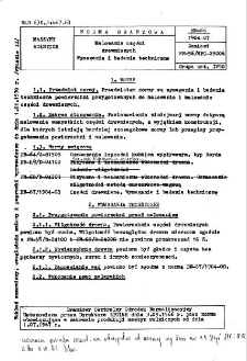 Malowanie części drewnianych - Wymagania i badania techniczne BN-66/1904-07