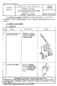 Siewniki rzędowe - Aparat wysiewający kołeczkowy - Zespoły i części - Nazwy i określenia BN-67/1900-06