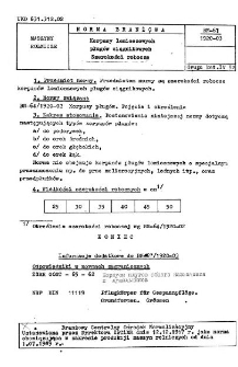 Korpusy lemieszowych pługów ciągnikowych - Szerokości robocze BN-67/1920-03