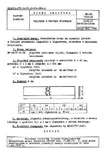 Sprężyny z tworzyw drzewnych BN-68/1902-35